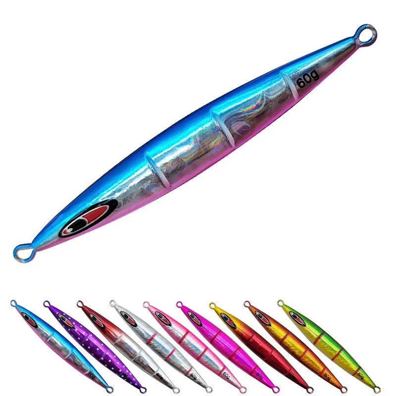 

3pcs NEW Jig 40g-150g Hard Artificial Jigs Long Casting Slow Sinking Fall Saltwater Deepsea Fishing Lure Slow Sinking Metal Ji
