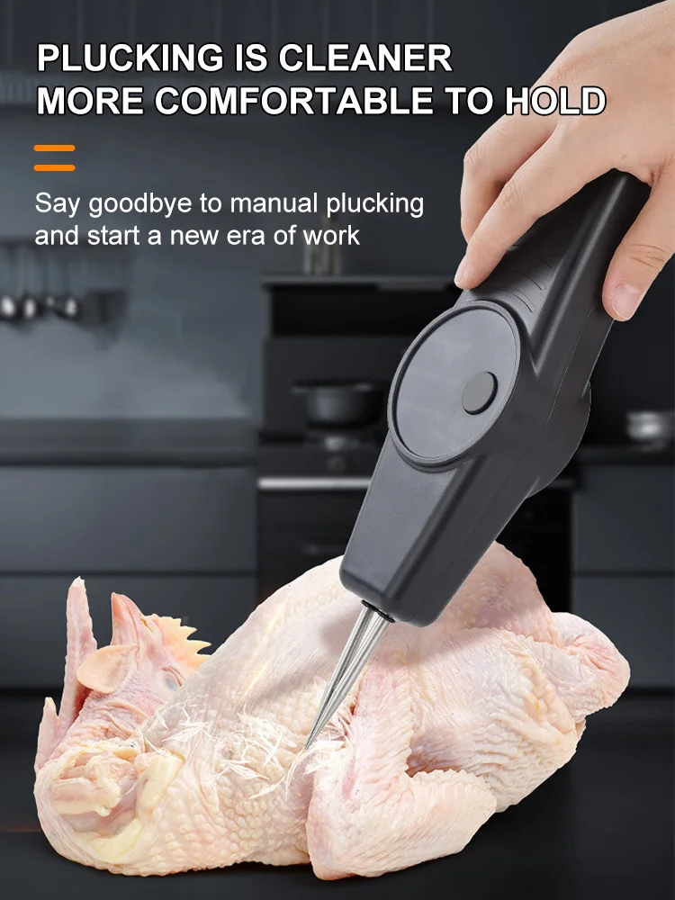 

Handheld Electric Poultry Feather Plucker Chicken Duck Goose Short Hair Removal Machine Portable Epilator Hair Removing Machine