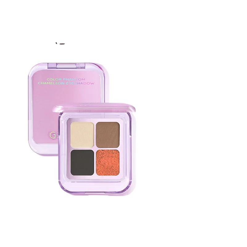 

Gellas chameleon four-color eyeshadowdisc,smoky makeup, clearand explosive glitter, matte fine glitter, aegyo saliva brightening