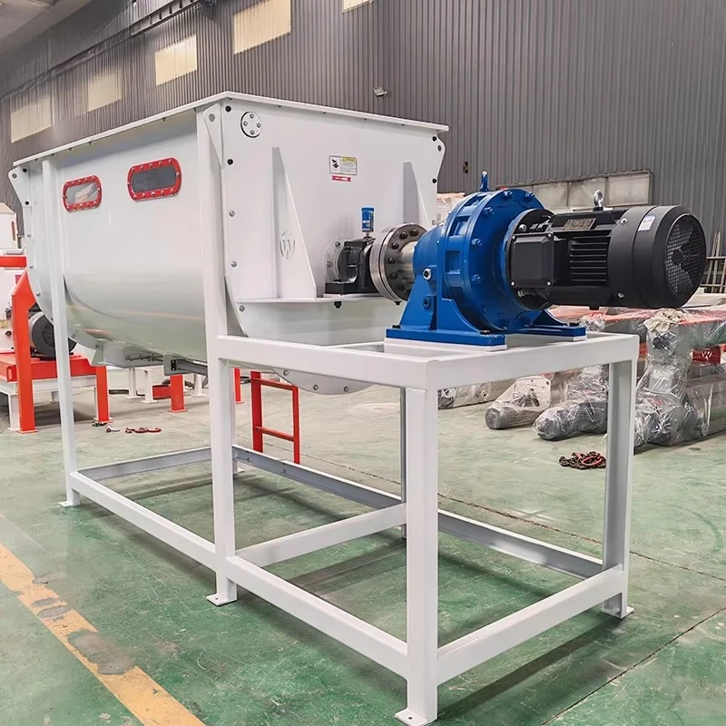 New Strongwin U Type High Productivity Poultry Feed Mixer Machine 500kg/p Capacity 380V Animal Feed Processing Equipment