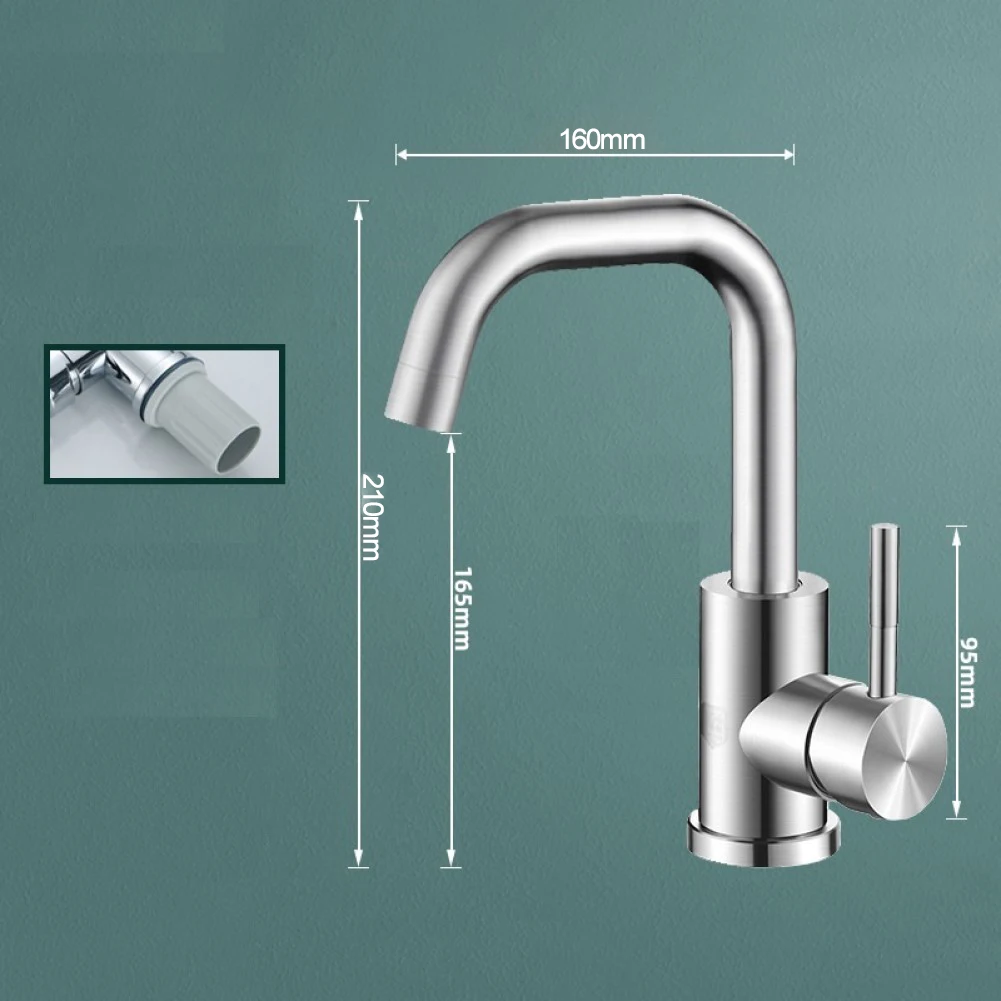 High Arch Spout Bathroom Hot Cold Water Finish Kitchen Lever Position Product Name Rotation Sink Sprayer Water