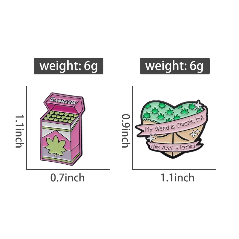 مضحك كبير بعقب القلب المينا دبوس بلدي الاعشاب مزمن ، ولكن هذه الحمار هو رمز بروش شارة التلبيب مجوهرات هدية للأصدقاء بالجملة #6