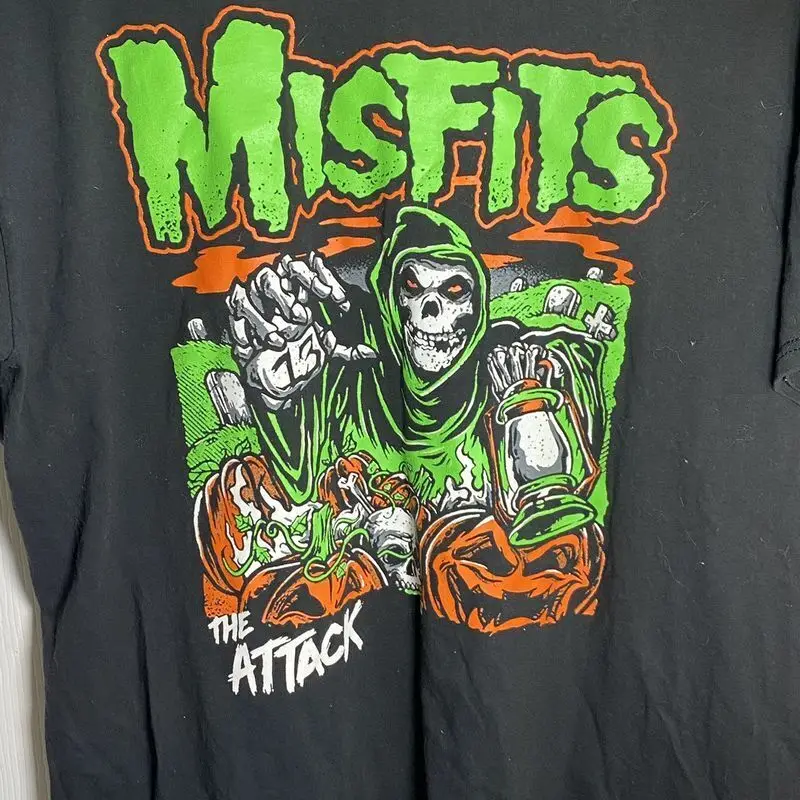 2000 Äôs Misfits The Attack Band Music For T shirt S 5XL KH4394