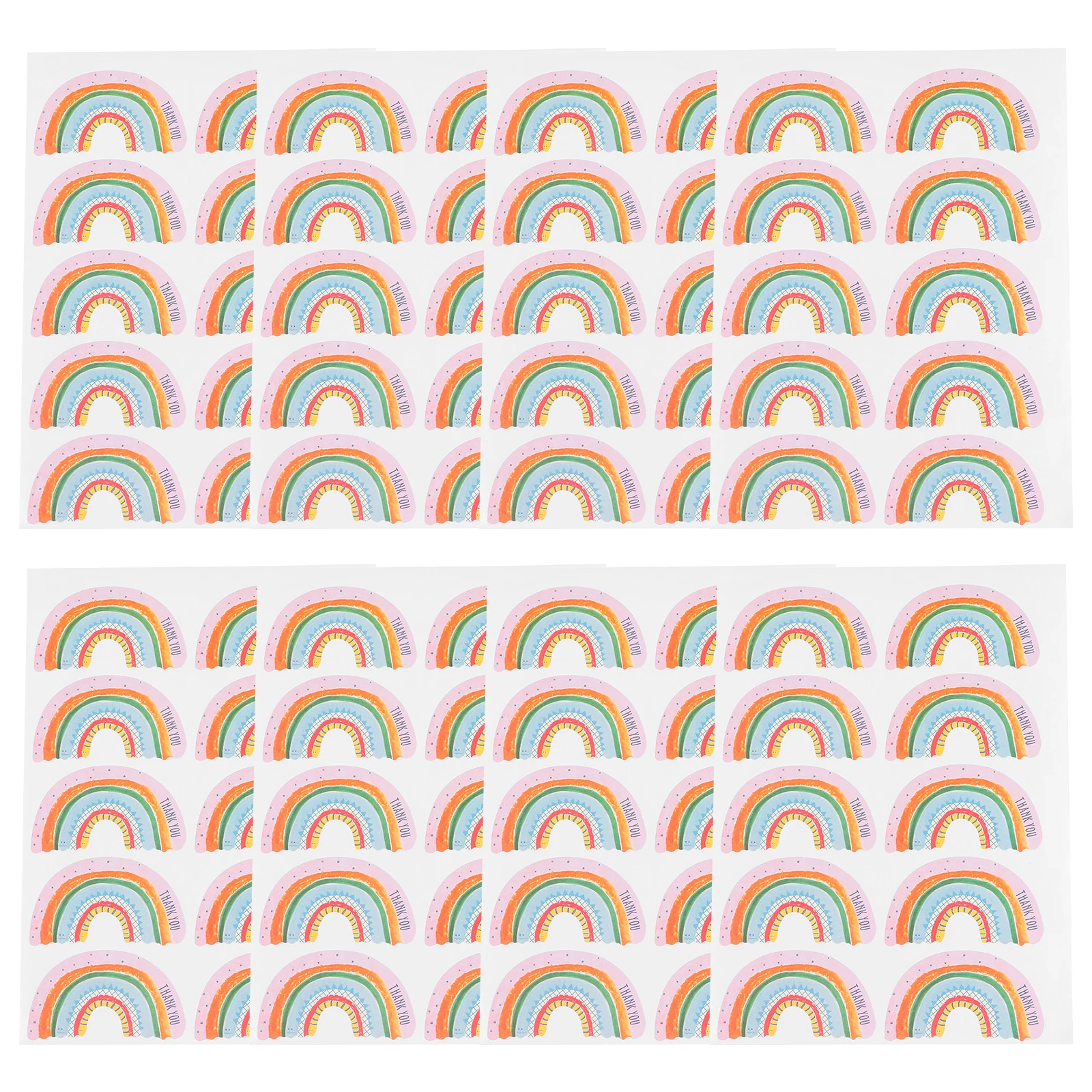 

200 Sheets Sealing Stickers Thank You Label Gift Party Wrap Double Sided Adhesive Wedding Birthday File Folder Tag