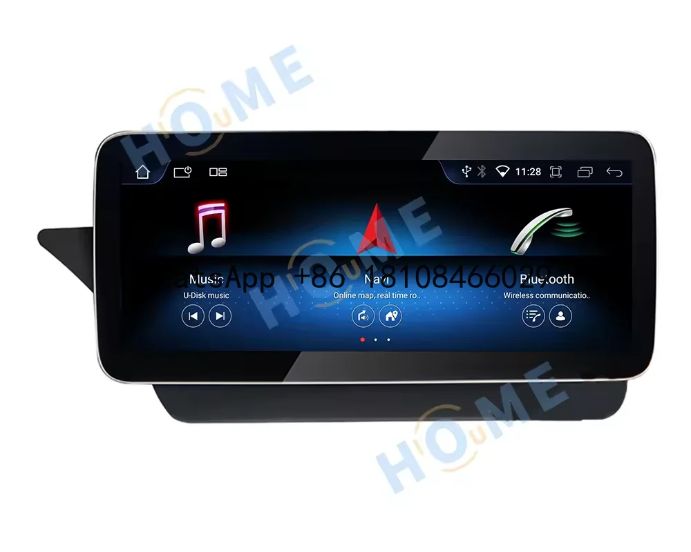 

Android 13 System LCD Car Audio Player for Mercedes E Coupe 2010-2015 C207 A207 Bluetooth Apple Carplay GPS Navigation