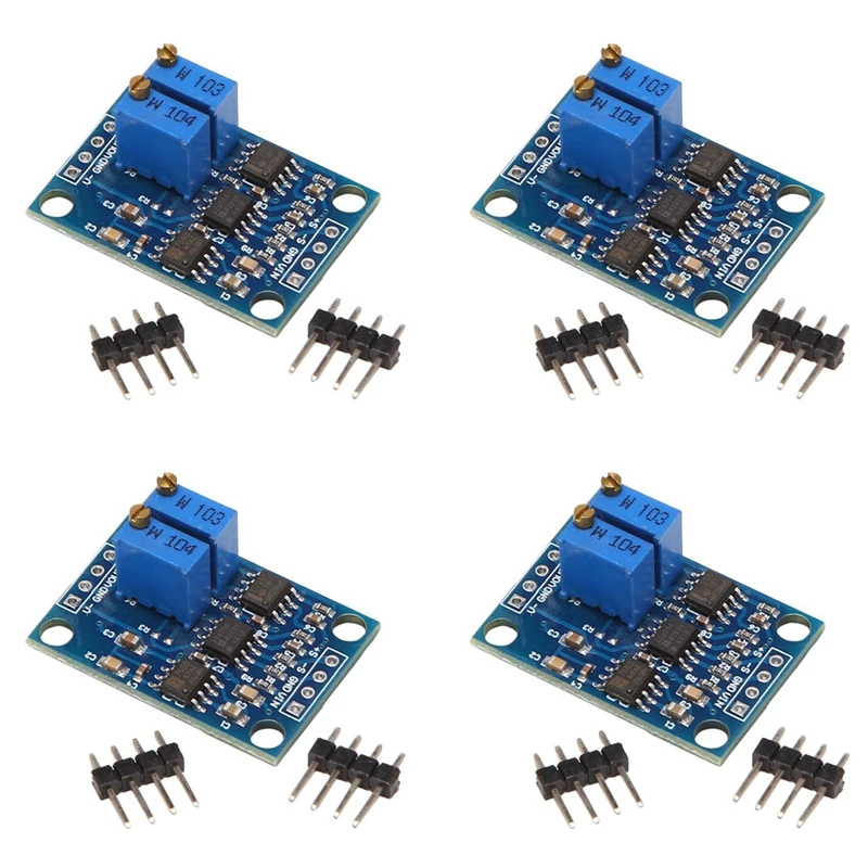 4X AD620 Microvolt MV Voltage Amplifier Signal Booster 3-12V DC Instrumentation Modu Board