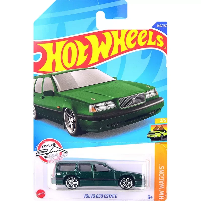 

Оригинальный автомобиль Hot Wheels Volvo 850 Estate Игрушки для мальчиков масштаб 1/64 литая модель автомобиля из сплава HW прицепы коллекционный подарок на день рождения