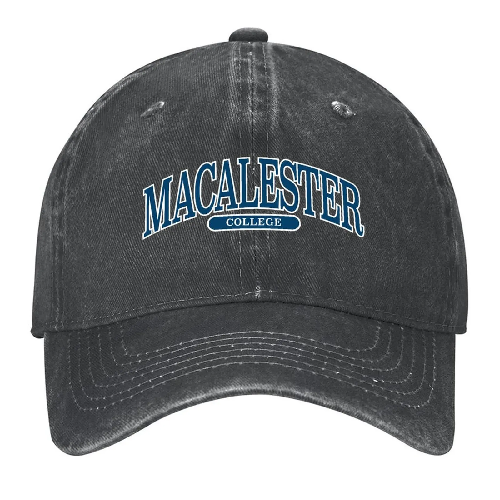 

macalester college - serif font curved Baseball Cap luxury caps Hat Beach Hip Hop Luxury man cap Men Women's