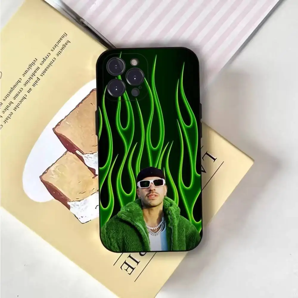 Funda de teléfono Ferxxo F-Feid Singer para iPhone 17,16,15,14,13,12,Pro,Max,Plus,E,SE4,Air,Mini cubierta suave negra