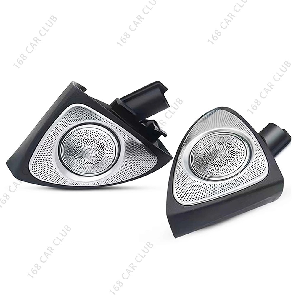 3/64 Colors 3D Rotating Tweeter Speaker For Mercedes Benz W205 W213 W222 X253 W177 GLB A/C/E/GLC/S-Class Car LED Horn Accessory