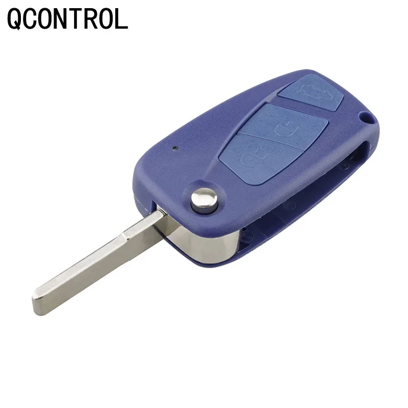 QCONTROL433MHz ID46 Special Flip Remote Key For Fiat Panda 2003 2004 2005 2006 2007 2008 2009 2010 2011 2012 Replace Genuine Key