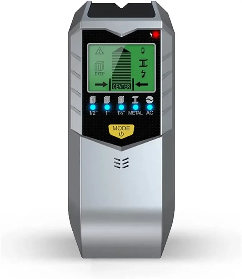 Rilevatori elettronici da parete 5 in 1 Cercatore di legno Strumento di misurazione elettronico con perno per metal detector portatile multifunzionale