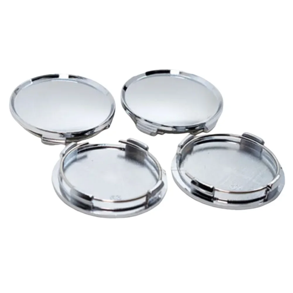 ABS Plastic 63mm Proof Stylish Wheel Hub Center Cap 4 Pcs Black/Silver Fits Various Models Wheels Tires Parts