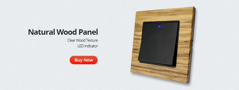 Wallpad Wood Texture Aluminum Alloy Panel EU Electrical Sockets And Wall Switches With LED 1 2 3 Gang 2 3 Way USB Charge Port