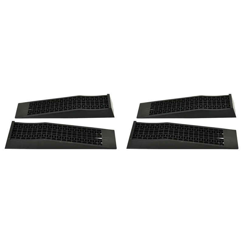 

F9-4PC Black 3000KG Heavy Duty Car Ramps Long Antiskid Working Ramp Auto Oil Changing Repair Maintenance Jack Lift Tools