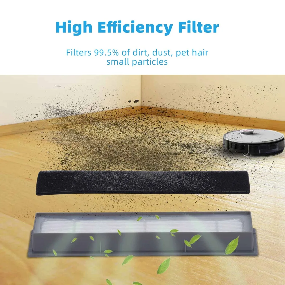Für ecovacs deebot ozmo n7 n8 t5 t9 yeedi 2 Hybrid roboter Staubsauger Ersatzteile Seiten bürsten filter