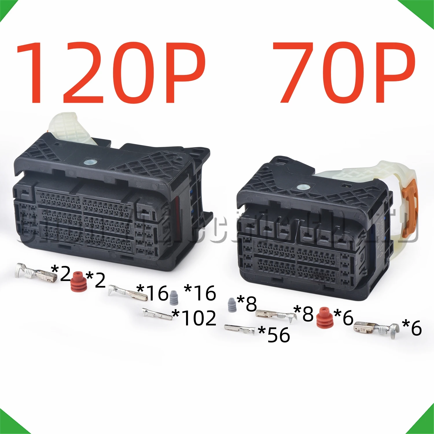 70 or 120 Pin Automotive Connectors Wire harness Plug 34853-0121 34854-1105 For Computer board ECU