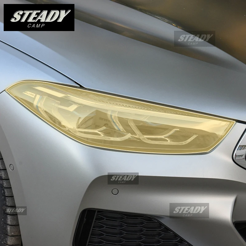 

Pre cutting Car Exterior Headlights PPF transparent protective film TPU scratch resistant For BMW G14 G15 Series8 2018-2023