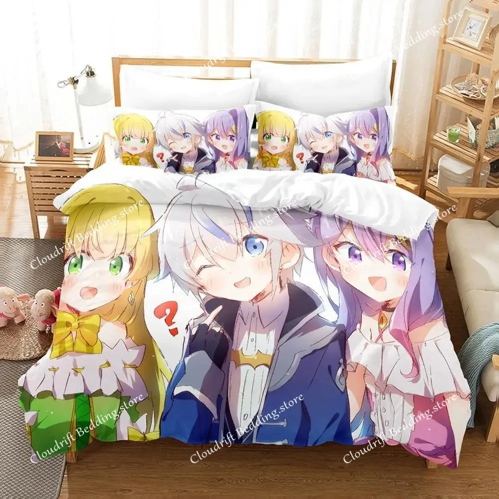 

The Aristocrat's Otherworldly Adventure Bedding Set Cartoon Anime three-piece Set Adult Kid Bedroom Duvet Cover Sets 3D Kawaii