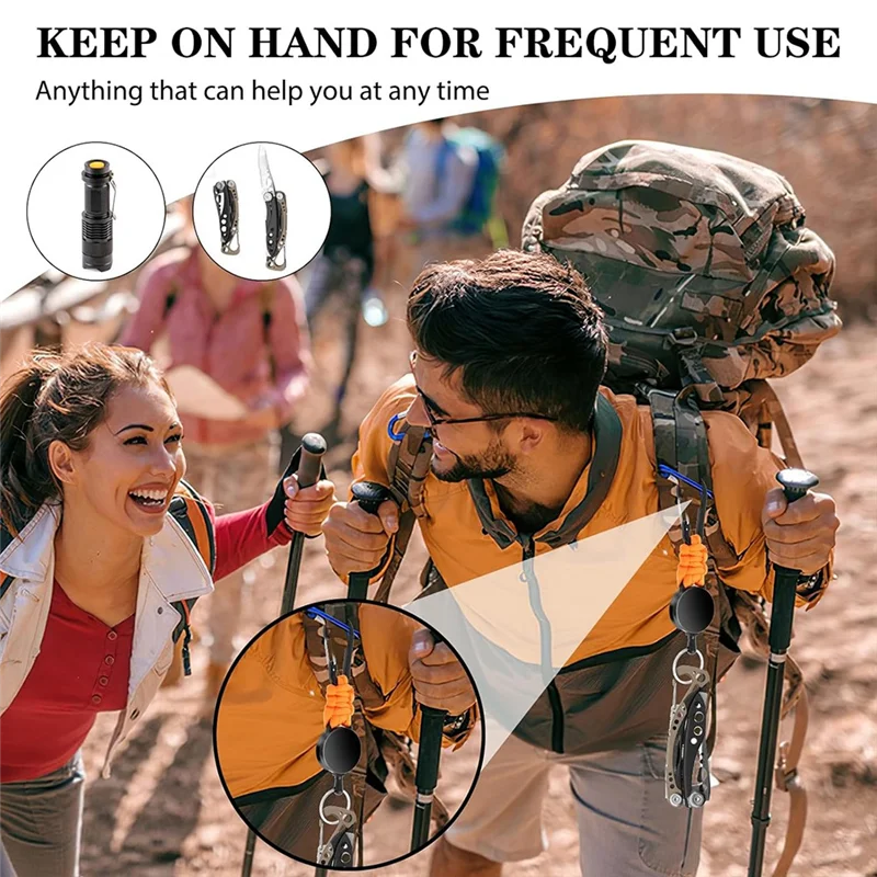 SCLS 3 упаковки выдвижной брелок для ключей сверхмощный выдвижной ремешок держатель для бейджа выдвижной зажим выдвижной брелок для ключей держатель для ключей Dur