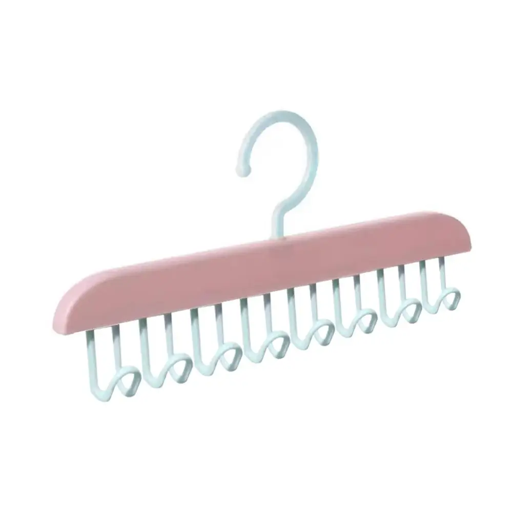 Multifuncional Pendurado Cinto Cabide, Roupa Interior Parede Secagem Dispositivo Rack, Household Wave Hook, Colete De Armazenamento, E2S1