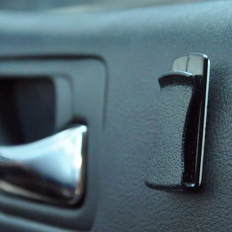 

2PCS Sunglass Holder Card Glasses Ticket Holder Auto Car Clip Black Dashboard Door Adhesive Clips Car Styling Car Accessories