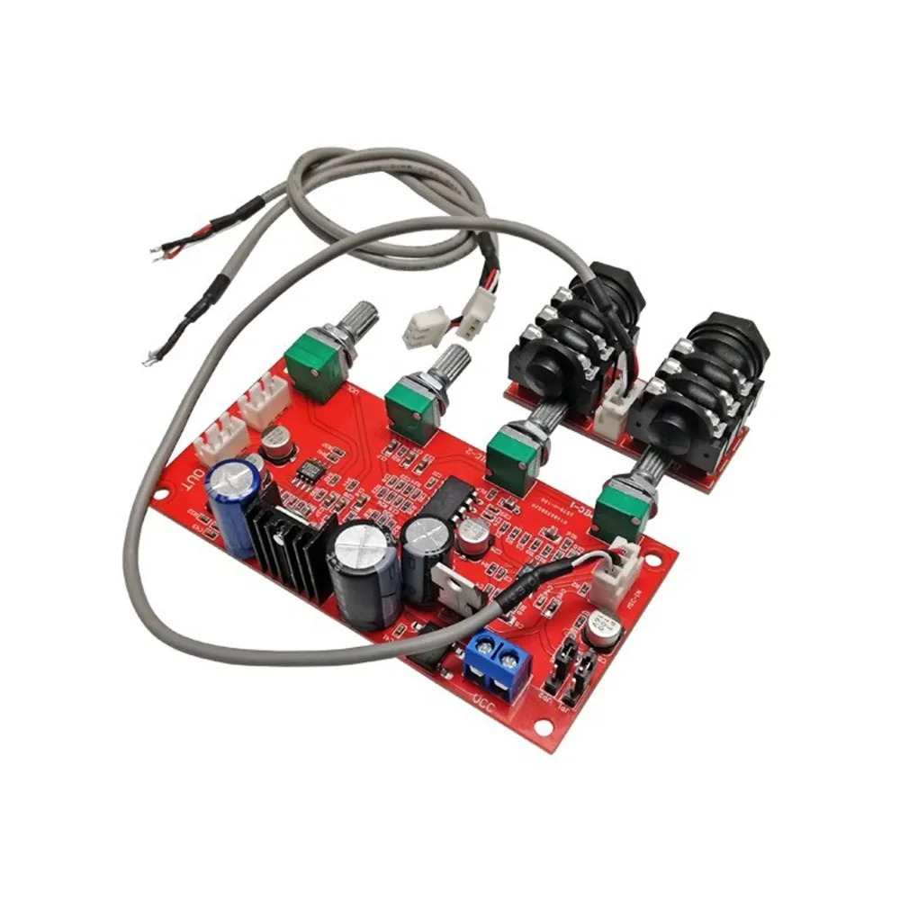 

Pre-amplification Effect CD2399 Karaoke Board AC/DC Power Supply Treble Midrange Bass Reverb Board Fixed/Separate