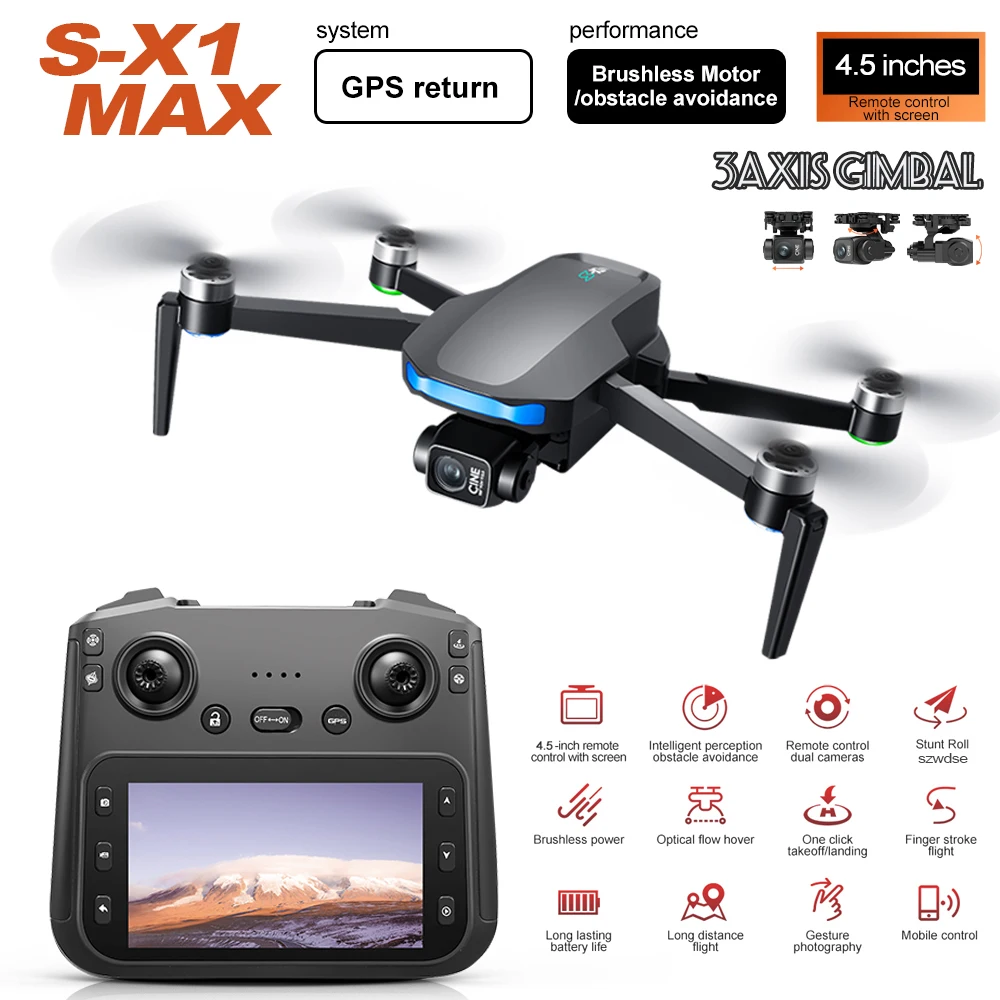S-X1 Max Drone 8K P… - image