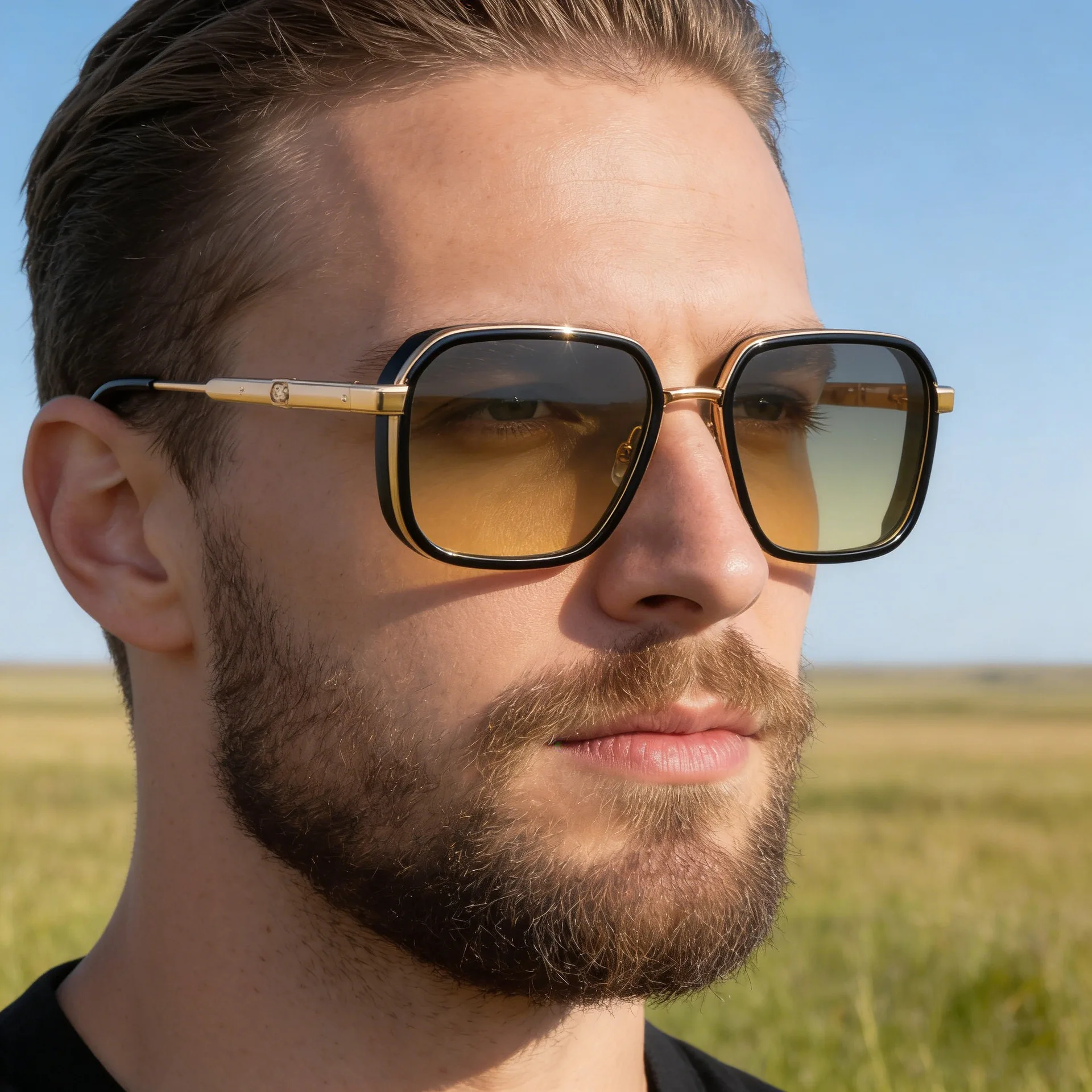 

2026 Luxury Designer Square Sunglasses Men Vintage Metal Frame Geometric Sun Glasses Male Retro Driving Shades Fashion Eyewear