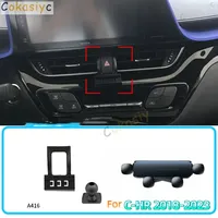 Car Phone Holder For Toyota C HR CHR 2018-2023 Gravity Stand Mount Support Horizontal GPS Mobile Bracket Accessories With A Base