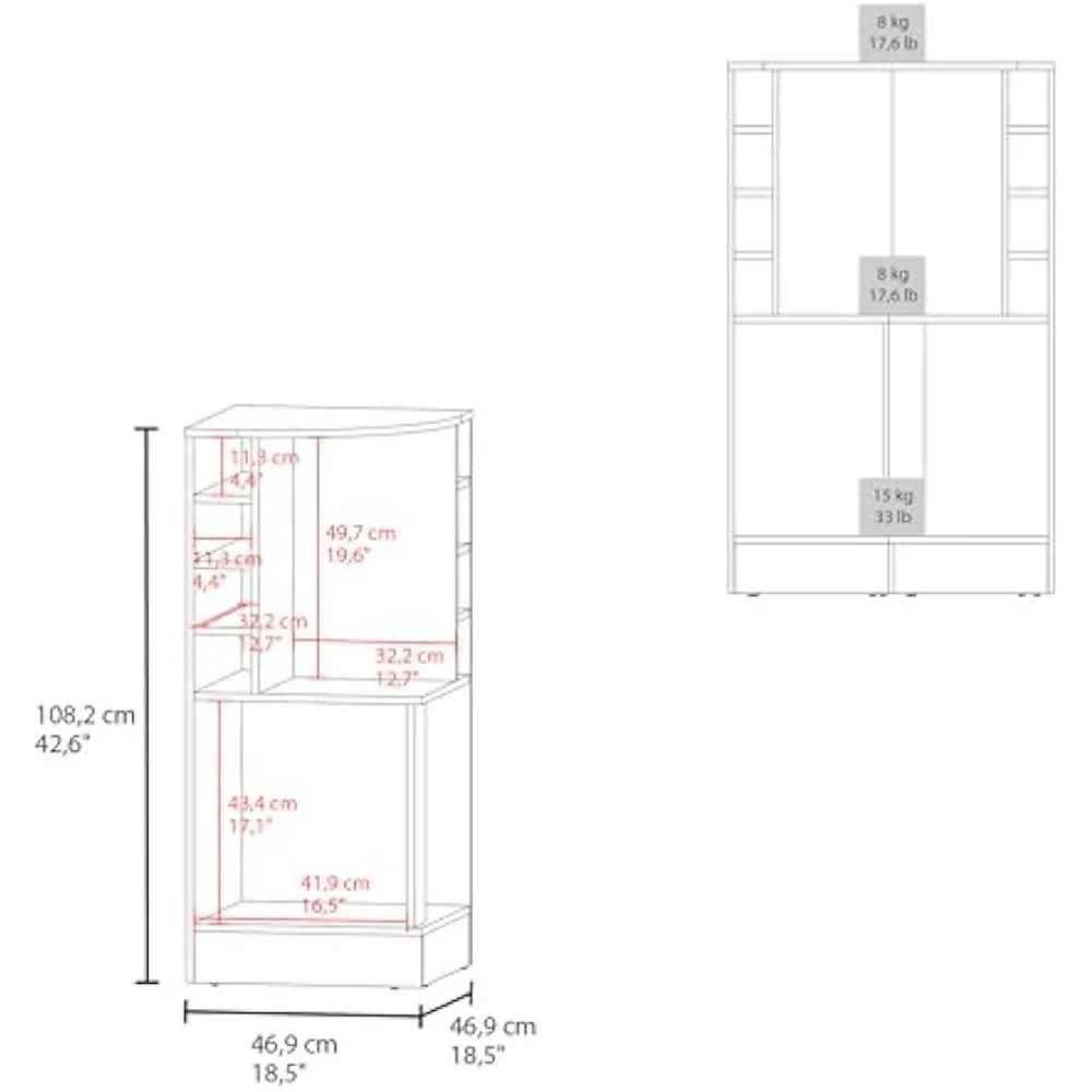 Современный черный угловой барный шкаф с винной полкой, открытыми полками и местом для хранения вещей с двойной дверью — универсальный пространство для домашних развлечений