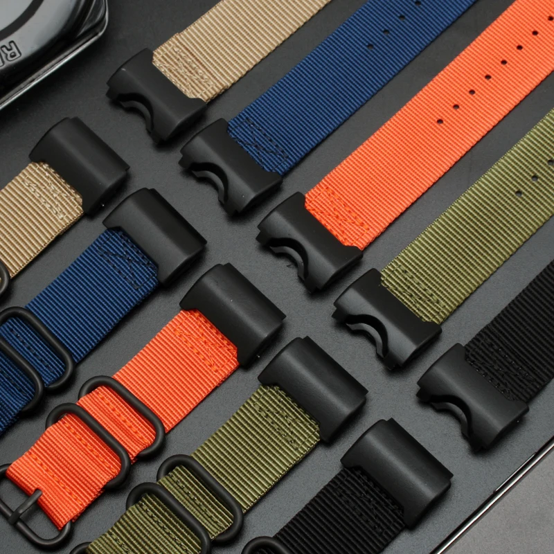 عالية الجودة النايلون حزام الساعات ل كاسيو G-Shock GWG-1000-1A/A3/1A1GB/GG تعديل كبير الطين الملك تنفس قماش حزام سوار