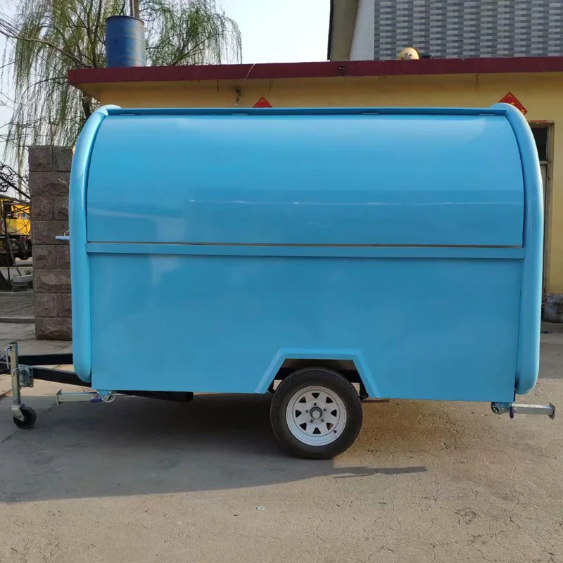 Hot Sale Catering Trailer Ice Cream Fast Food   Mobile Kitchen Food Truck Trailer