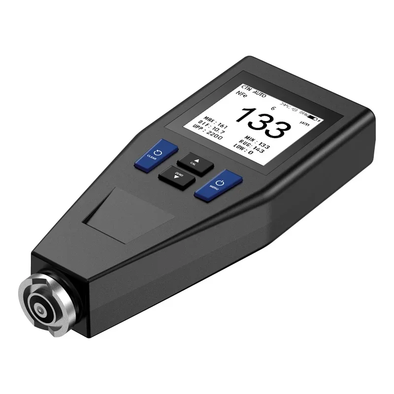 Coating Thickness Gauge Digital Car Paint Film Tester FE/NFE Measure 0~2000um USB Data storage Rotate LCD