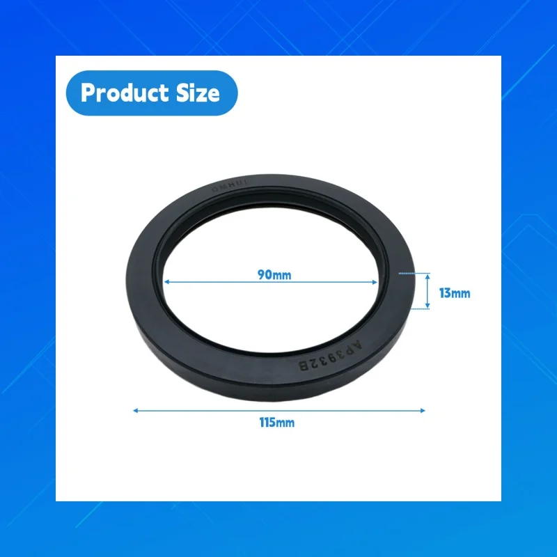 

DMHUI 90x115x13мм TCN Тип AP3932B Скелетное масляное уплотнение из высококачественной нитриловой резины