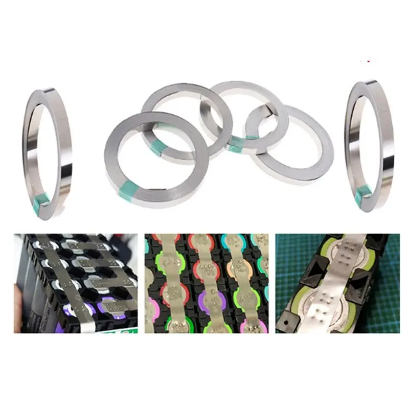 ABKS-1 Roll 10 Meter Nickel-Plated Steel Strip Connecting Plate Steel Tape For Battery And Spot Welding, 15X0.15Mm(Wxt)