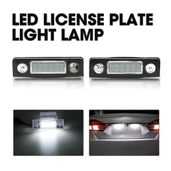 Canbus 자동차 LED 번호판 램프 작업, 스코다 옥타비아 올 페이스리프트 2009-2012 년, 2 개