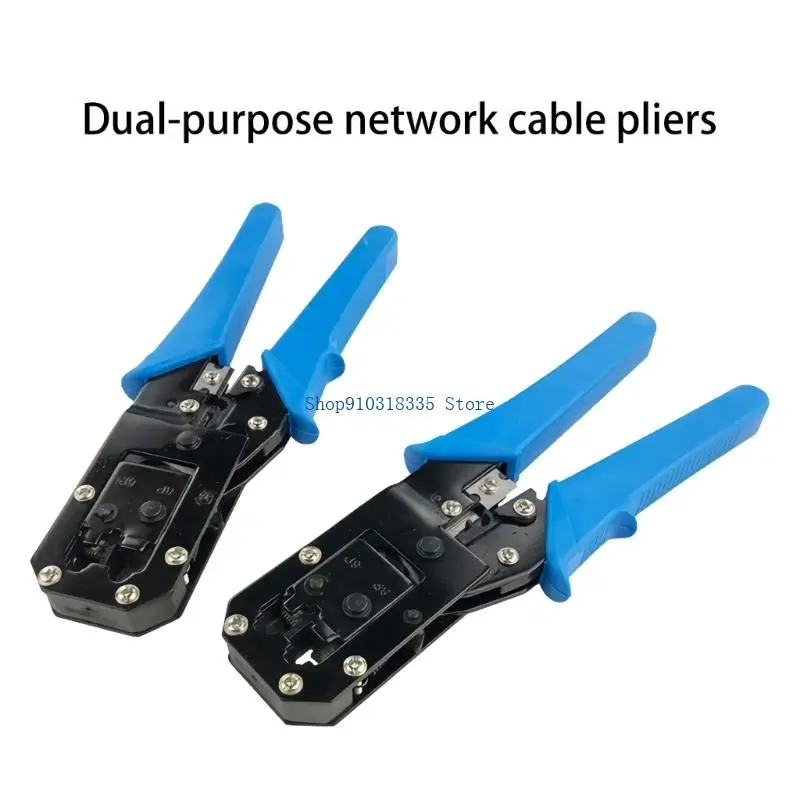  Professional RJ45 RJ11 Crimper Tool with Precise Blade For 8P RJ45 6P RJ12 RJ11 Secure Connectors Stripper Plier