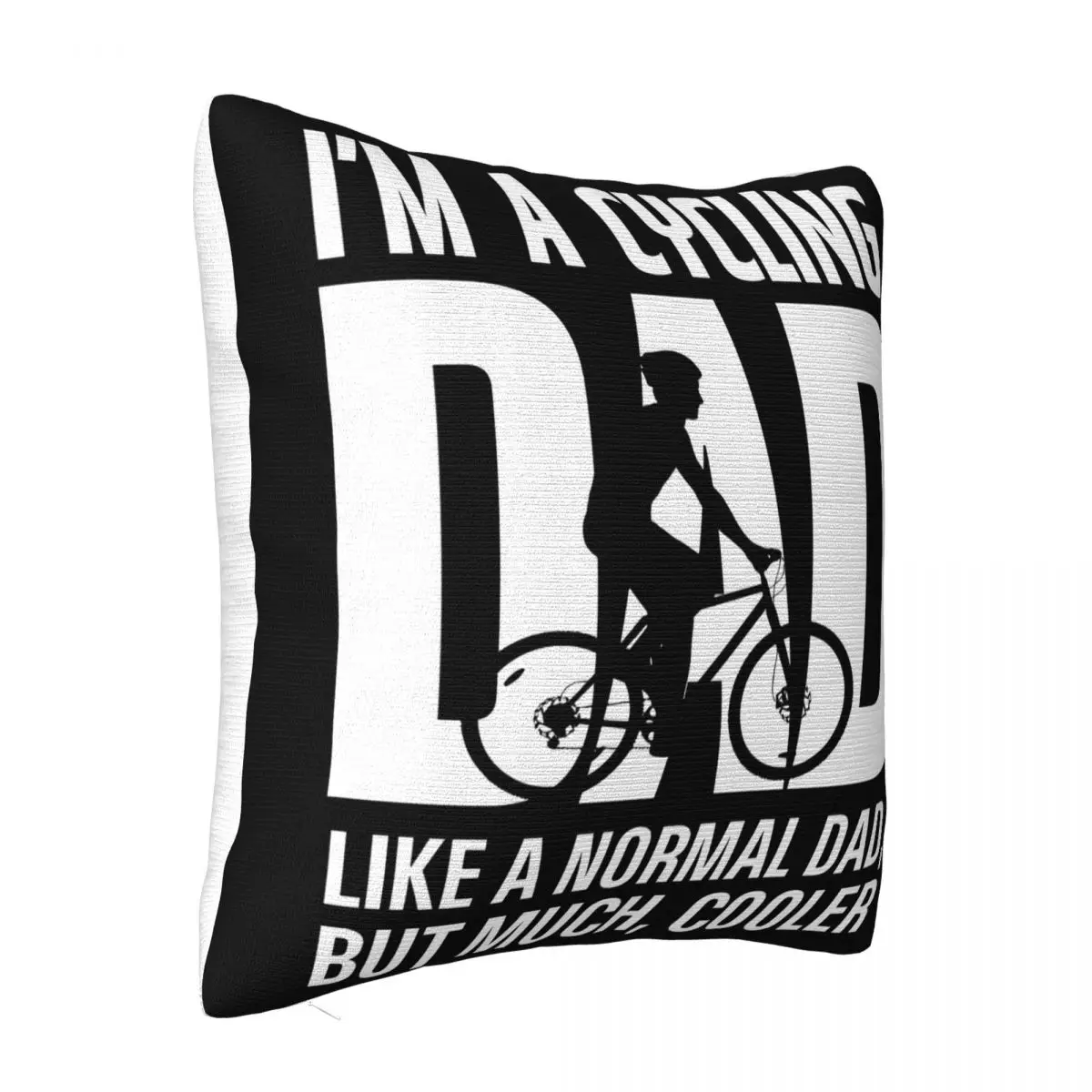 Cycling Mens Funny Im A Dad Like A Normal Dad But Much Cooler Bike Mtbb Man Pillow Case