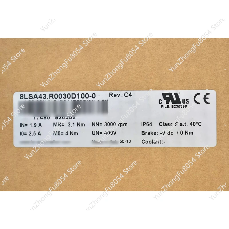 Adequado para 8LSA43.R0030D100-0 Velocidade do motor síncrono do servo motor 3000 Rpm
