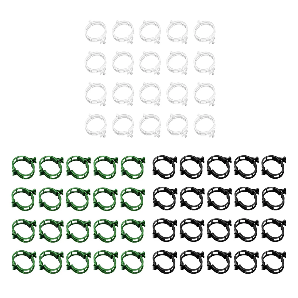 

50/100/150Pcs Plant Support Clips Plastic Trellis Clips Garden Clips for Grape Vine Tomato Vine Vegetables Plants