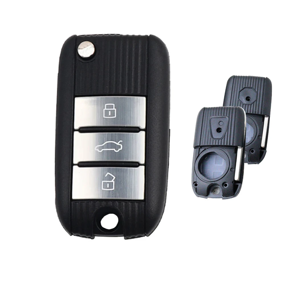 

Car Flip Folding Key Housing Fob Case Shell for Roewe RX5 MG3 MG5 MG6 MG7 MG 3 5 6 ZS GT GS Morris Garages HS EV I6 2017-2021