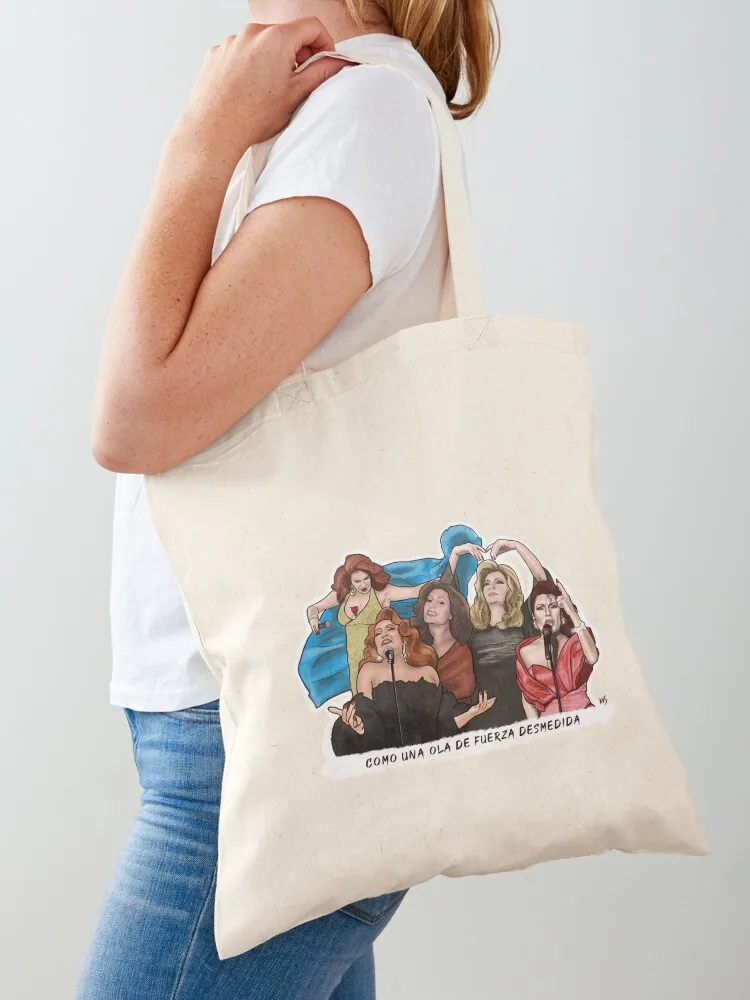 

Illustration tribute to Roció Jurado the greatest Tote Bag Handbags Custom bag personalized tote bag supermarket folding