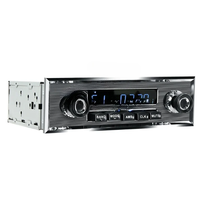 

Retro stereo car stereo FM Bluetooth music Bluetooth talk time display