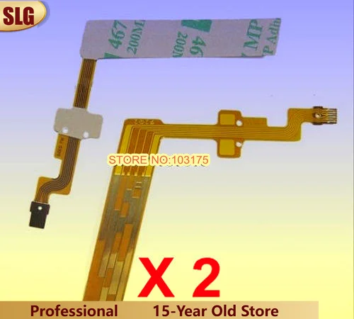 2 Pieces Lens Line Focus Aperture Flex Cable For Canon EF-S 18-55mm IS Gen 