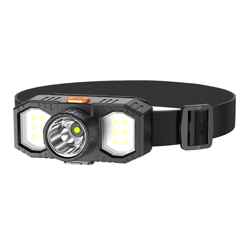 XPE + COB LED كشافات قوية مصباح يدوي مقاوم للماء السوبر مشرق المصباح زاوية قابلة للتعديل للتخييم في الهواء الطلق المشي لمسافات طويلة العمل