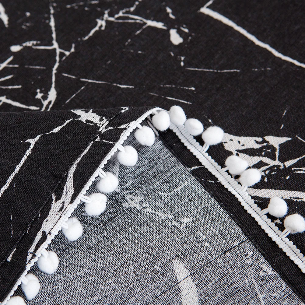 

Marble Pattern Cotton Linen Fridge Cover for Refrigerator and Washing Machine Dust Protection Modern Minimalist Design Household