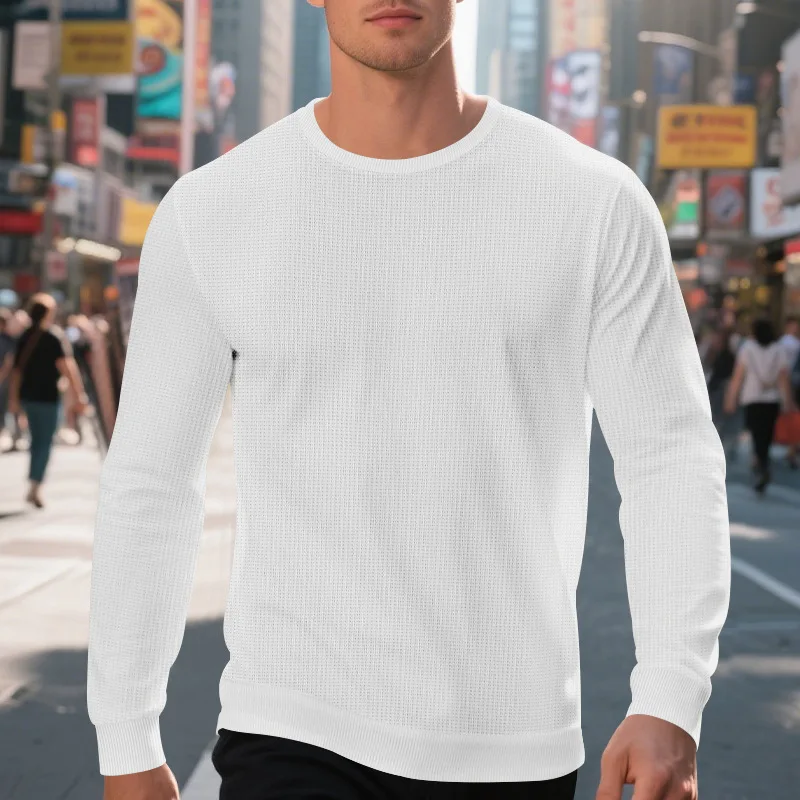 

Men's long-sleeved T-shirt, breathable top, suitable for sports, fishing, hiking, training, and outdoor beach wear, a pullover s