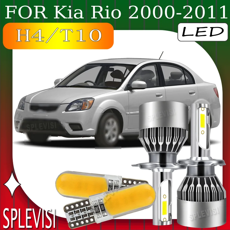 

Easy-to-Install High-Performance warranty 2 year 9003 H4 LED headlight For Kia Rio 2000 2001 2002 2003 2004 2005 2006 2007-2011