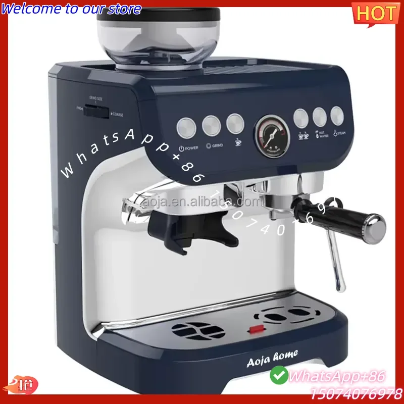 2026New style PANCERKA New Arrival Electric Stainless Steel Professional Semi-Automatic Espresso Machine 20 Bar Grinder for